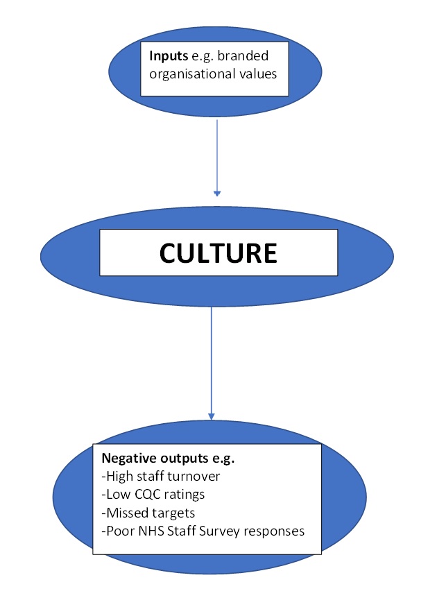 Diagram of inputs and outputs of culture