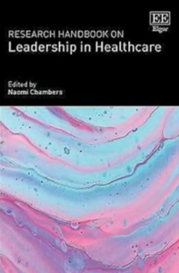 Book cover art for 'Research Handbook on Leadership in Healthcare'