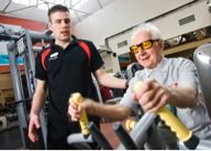 ‘Fun exercise advice, every clinic consult.’ Photo credit: Dean Skiba and David Baird, Inclusive Fitness UK.