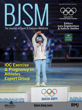 May-50-10: IOC Exercise & Pregnancy in Athletes Expert Group 