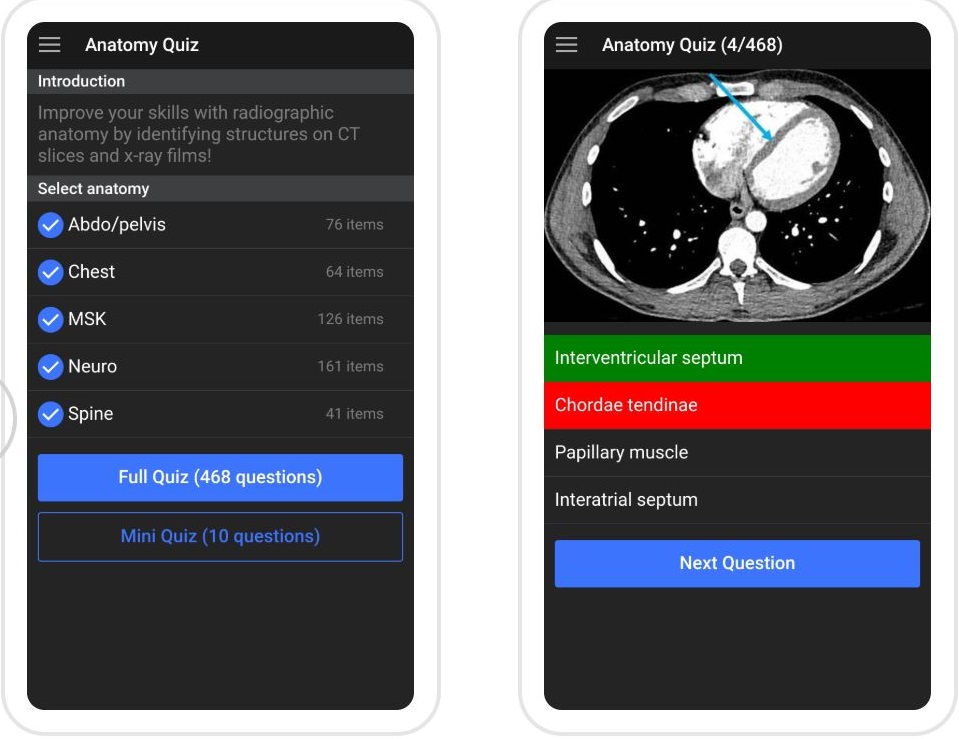 Anatomy Quiz Apps