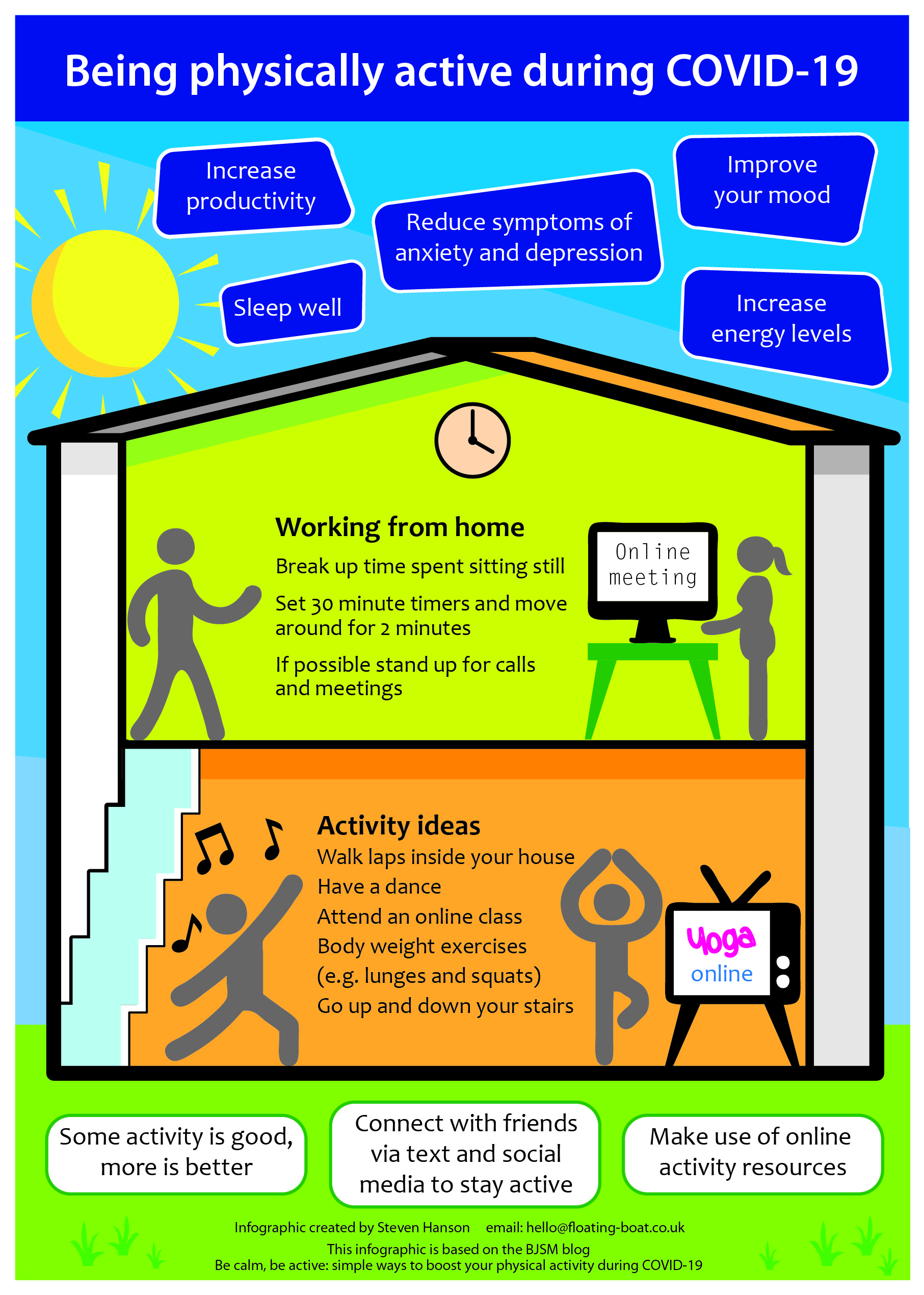 Stay active at home during Covid-19