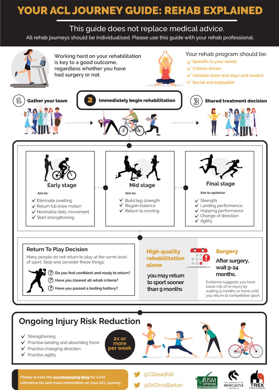 The ACL injury journey a guide for patients BJSM blog social