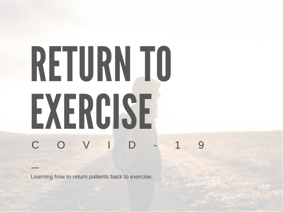 Return to exercise helping patients to overcome the long tail of covid 19. BJSM blog social media s leading SEM voice