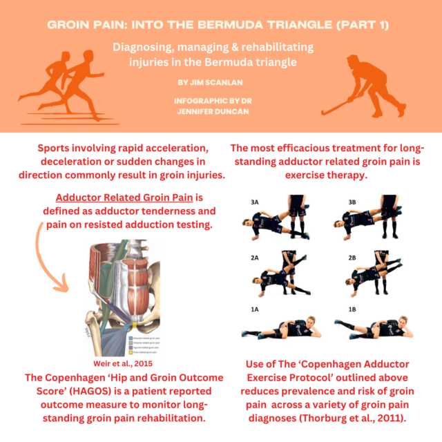 Groin Pain Into the Bermuda Triangle Part 1 BJSM blog social media