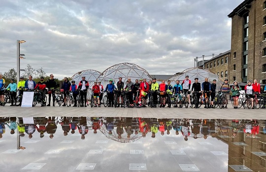 People taking part in Ride for Their Lives