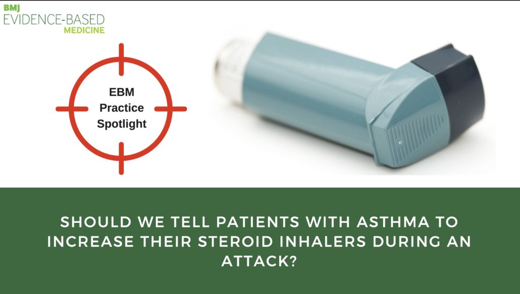 Should Asthma Patients Increase Their Steroid Inhalers During An Attack