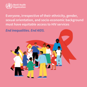 “End inequalities. End AIDS.” 