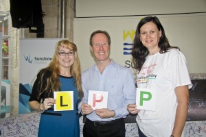 Dr Bridie Scott-Parker (University of the Sunshine Coast Accident Research), Councillor Rick Baberowski, Ms Megan Cawkwell (Sunshine Coast Council) [Photo courtesy Ms Vanessa Clarke]