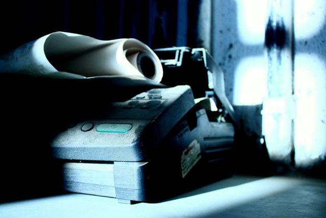Antiquated fax machines