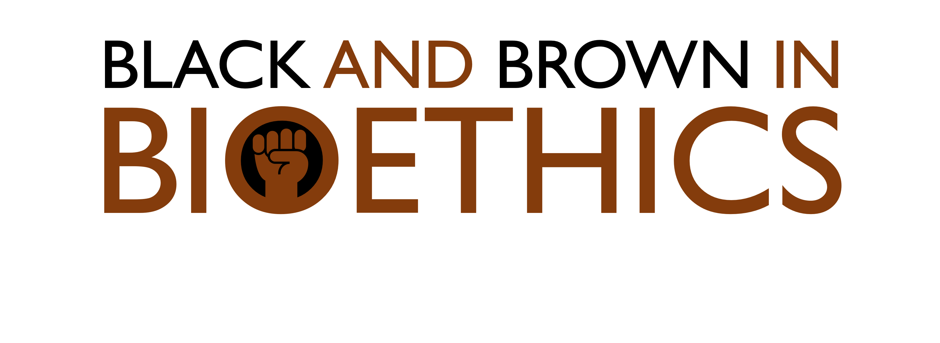 Black and Brown Bioethics Logo