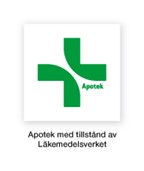 Figure 2. “Pharmacies authorised by the Swedish Medical Products Agency,” European Commission logo for legally operating pharmacies in Sweden.