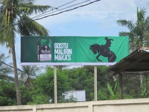 Marlboro Black Menthol billboard in Timor-Leste, 2013  Photo: George Darroch 